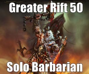 Diablo III – Season 6 – GR50 Solo Barbarian